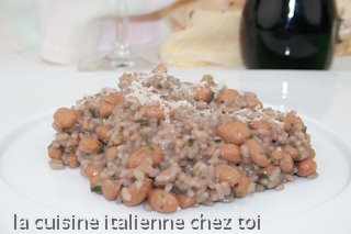 risotto aux haricots